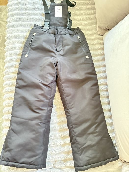 Spodnie narciarskie czarne 116 cm