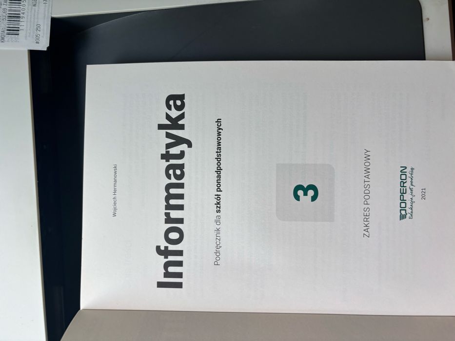 Informatyka 3 operon podrecznik zakres podstawowy