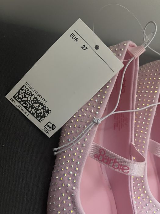 Śliczne baleriny H&M Barbie 27 Nowe