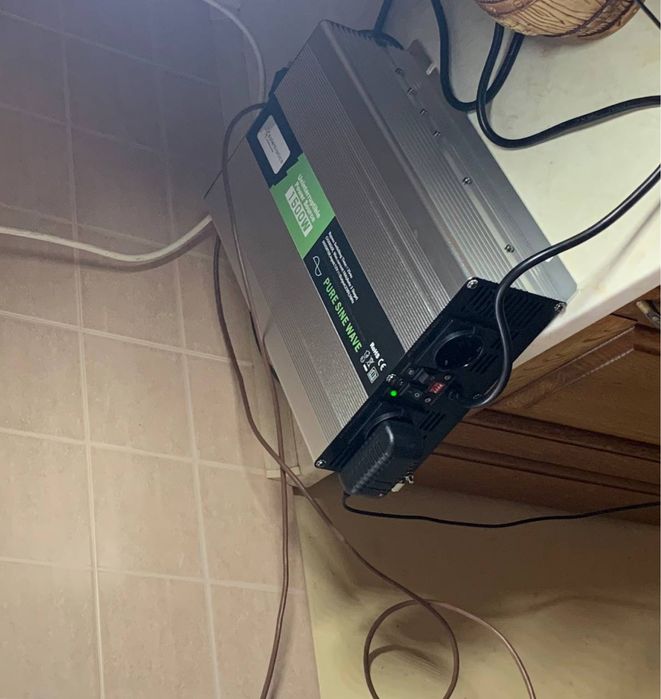 Інвертор перетворювач напруги UPS 12v NPS 1500w pure sinus чиста синус