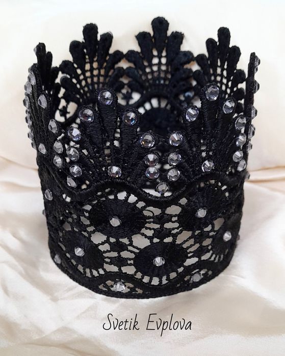 Корона ажурная.  Корона кружевная. Корона кружево. Корона чёрная.