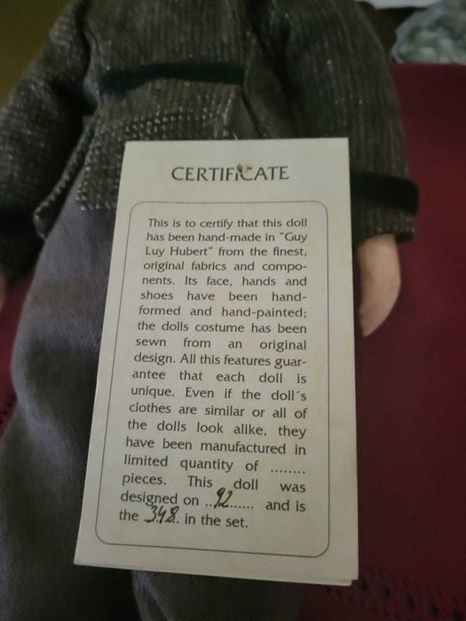 Artystyczna kolekcjonerska lalka