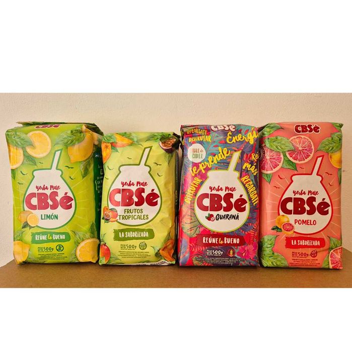 Smakowa Yerba Mate - zestaw 4 x CBSe