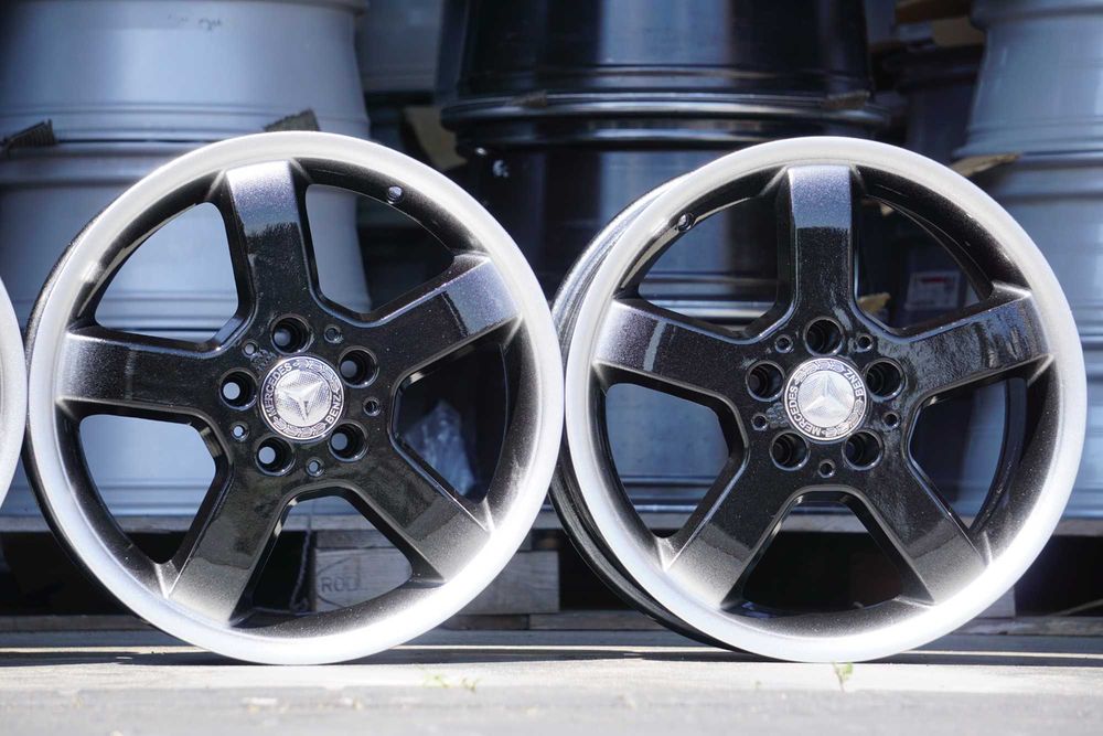 Alufelgi R.O.D Rondell 5x112 8Jx17 et35 czarne cieniowane do srebra