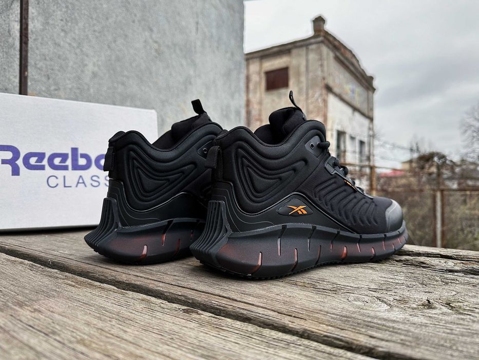 Мужские зимние кроссовки на меху Reebok Zig Kinetica gore-tex 3 цвета