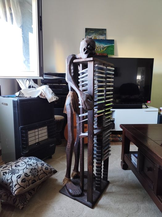 Porta CDs, arte africana