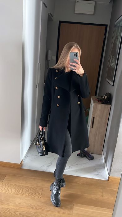 Płaszcz wełniany Guess Marciano 36 Płaszcz zimowy Guess