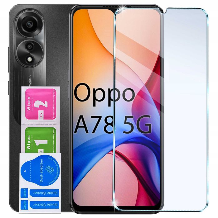 Etui Kabura Book do Oppo A78 5G + Szkło Hartowane
