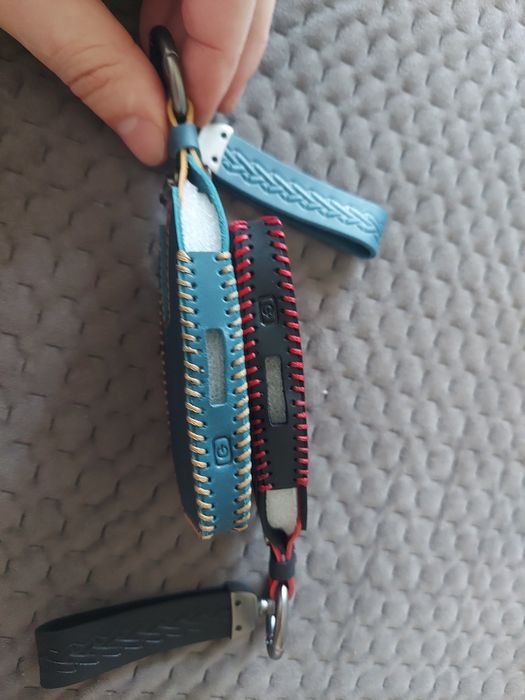 Шкіряний чохол для смарт-ключа. Протиударний.