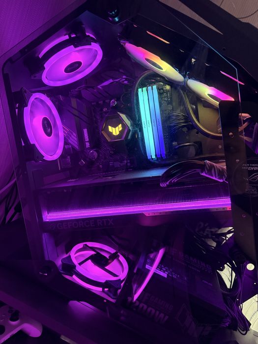 Комплект Ryzen 5800x3d+64 ddr4 3600+TUF b550 усе На гарантії