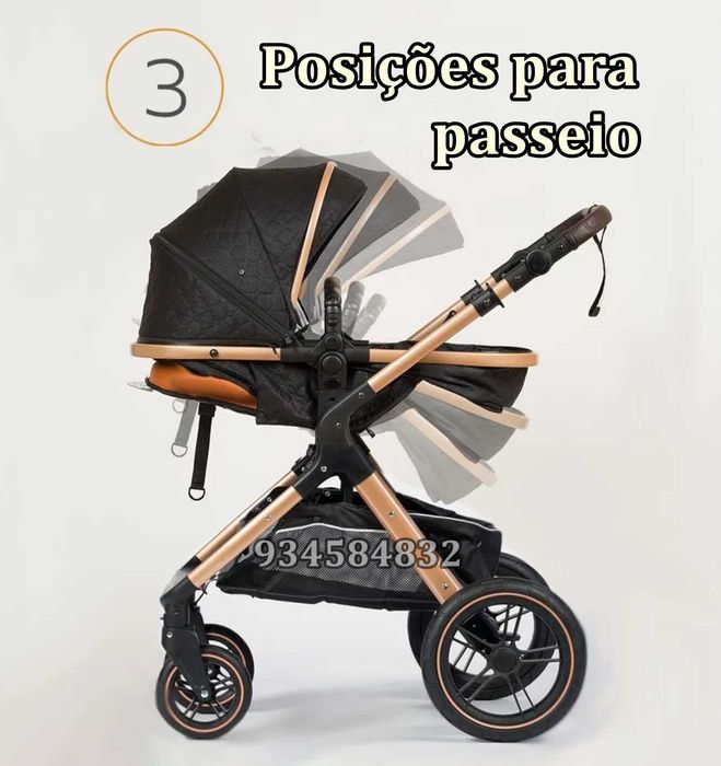 * CARRINHO DE BEBÉ TRIO * 3 em 1 * NOVOS * Oportunidade + Ofertas *