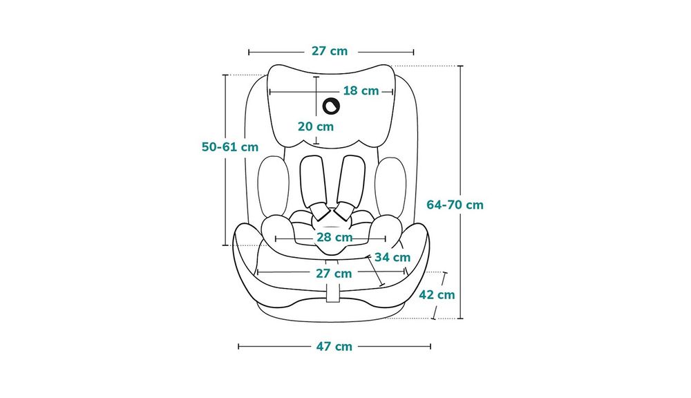 Fotelik samochodowy Lionelo Nico 9-36 kg I-III grupa