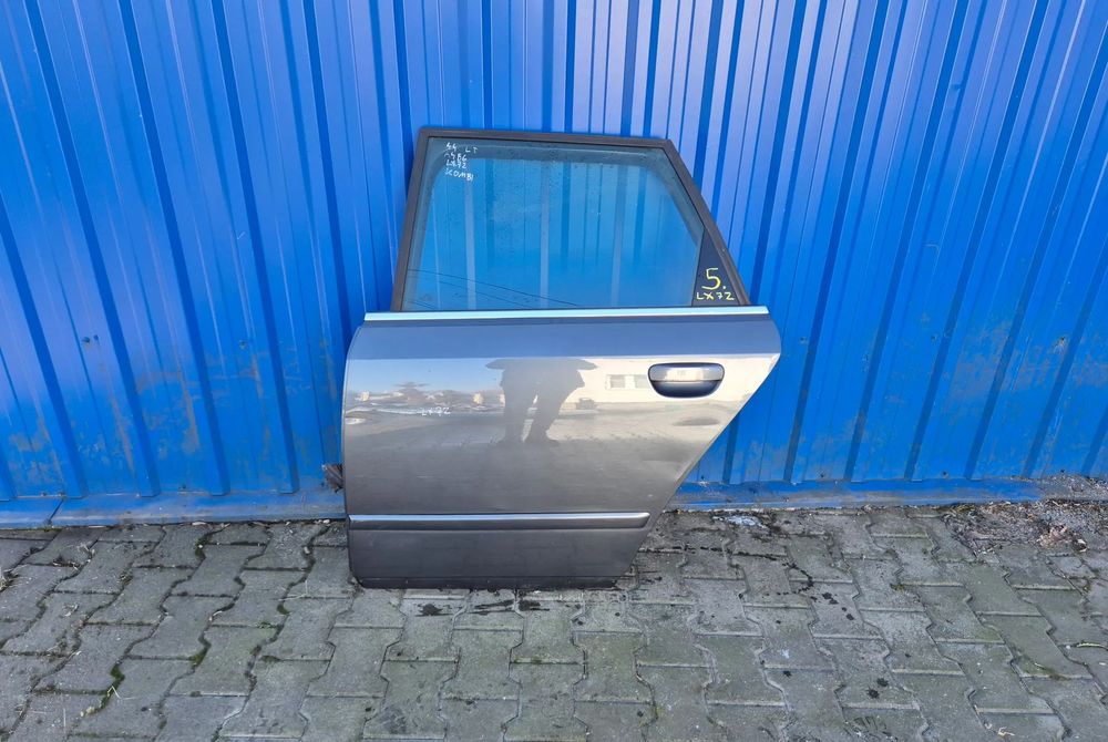 5. DRZWI TYŁ LEWY TYLNE LEWE AUDI A4 B6 KOMBI AVANT LX7Z