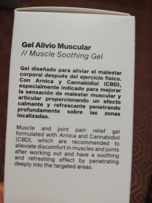 Gel para Alívio Muscular Cooling Relief Gym Beauty