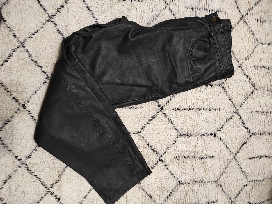 Мото штани шкіряні Front 44р. М натуральна шкіра