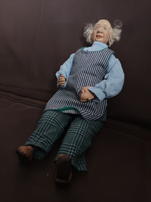 Lalka Porcelanowa "Lalkarz" Talbot Johnston 1991 Bell Ceramics - Unika