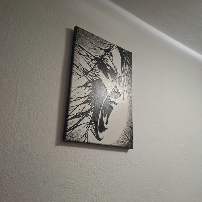 Obraz "Scream" 20cmx30cm Akryl