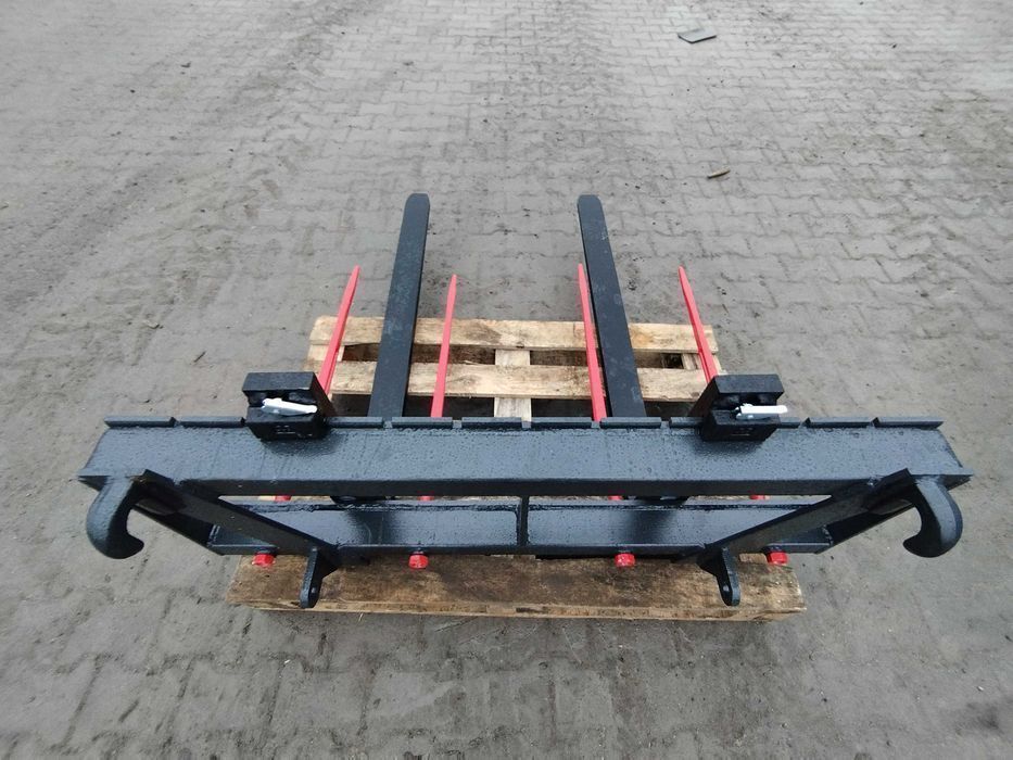 Widły do palet 2000 kg • EURORAMKA EURO • paleciak do tura i ładowacza czołowego • regulowane widły paletowe • NOWE
