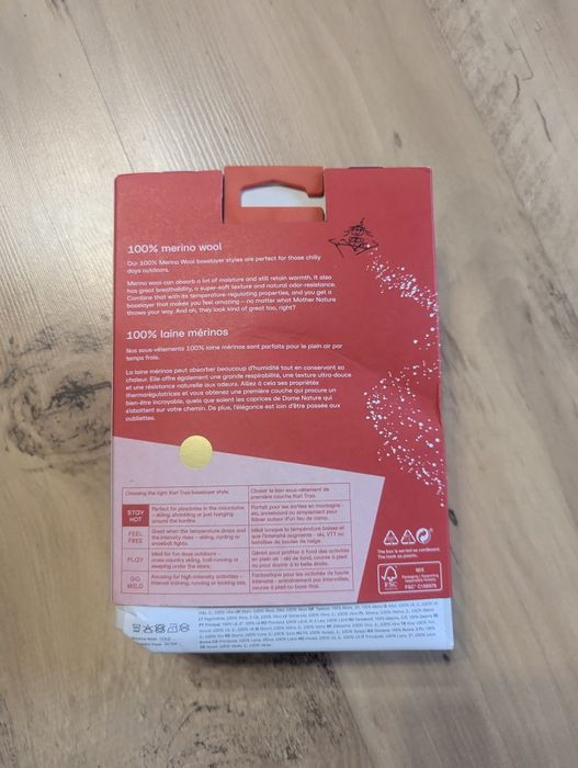 Koszulka baselayer damska Kari traa ELSE LS 100% merino