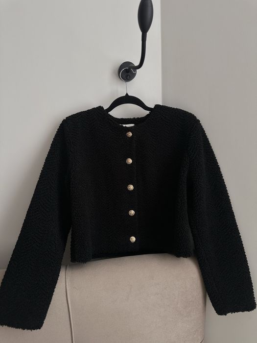 Жакет з підплічниками в стилі massimo dutti / hm zara bershka cher17