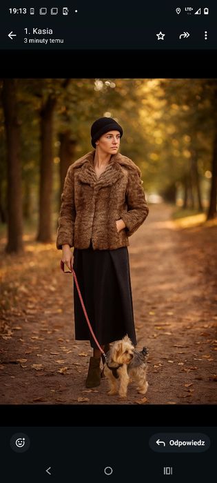 Futerko z królika, jak nowe!