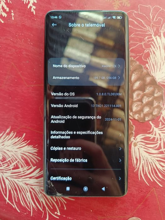 Xiaomi 12X vendo ou troco