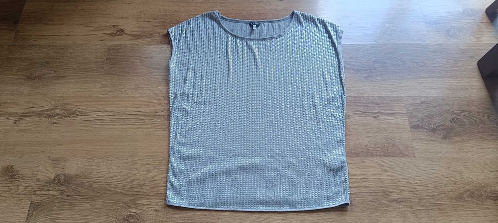Bluzka damska Armani w kolorze srebra