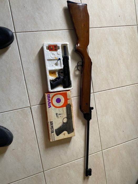 Armas pressão de ar ( chumbos)