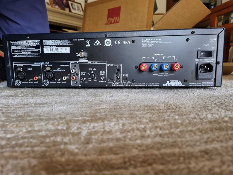 NAD C298 NOVO | Purifi Eigentakt™ | Fatura + Garantia | Nunca Usado