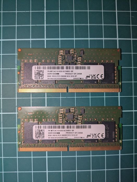 Memória Ram Sodimm portátil 16 gb ddr5 em saldo