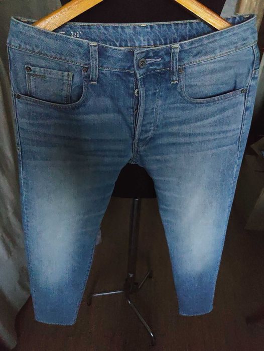 Джинсы G-star Raw 3301 slim jeans Holland w30 blue.