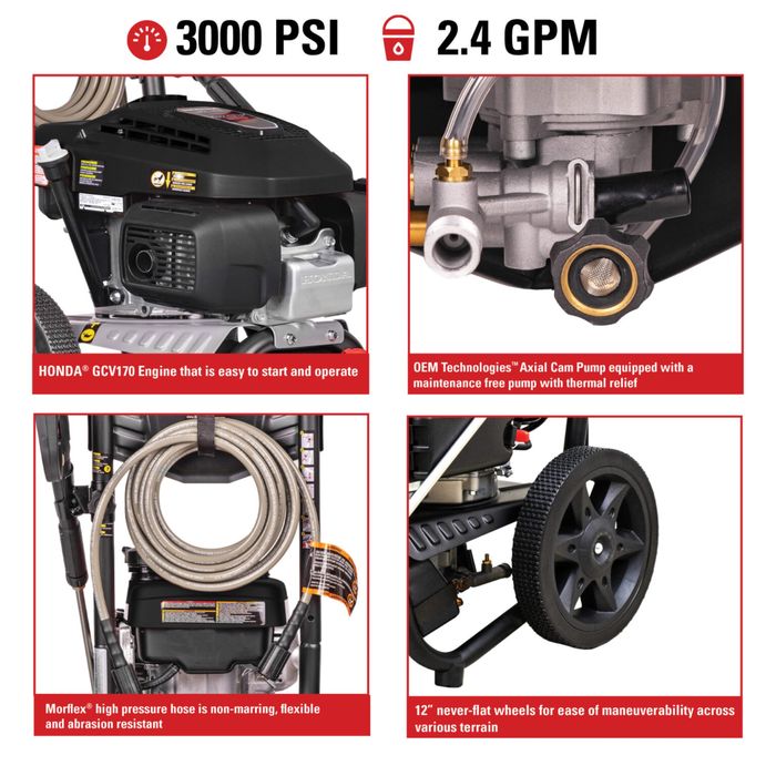 Myjka ciśnieniowa Karcher - HONDA 206 BAR Nowa 12 g-war