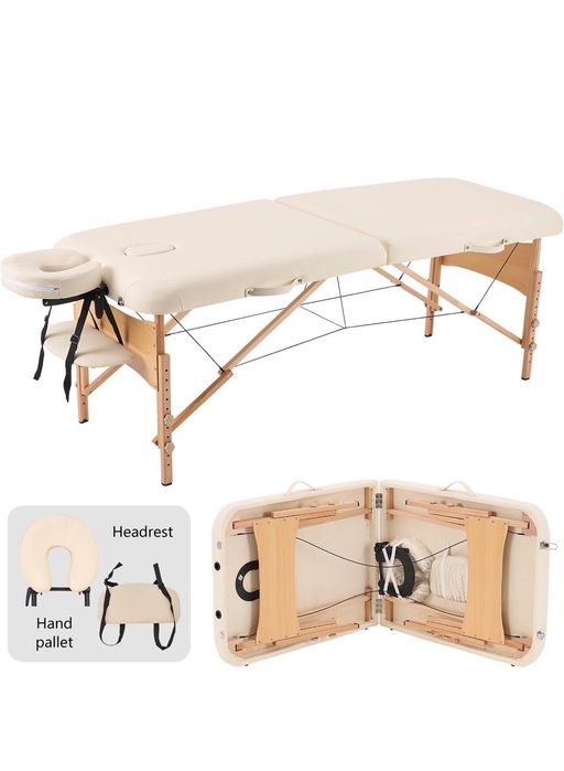 Marquesa de massagem profissional dobrável Tectake