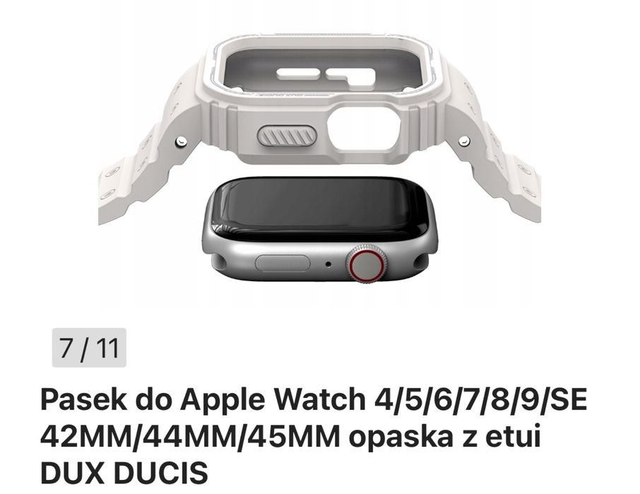 Apple etui + pasek do Apple Watch 4/5/6/7/8/9/SE 44mm/45mm DUX DUCIS