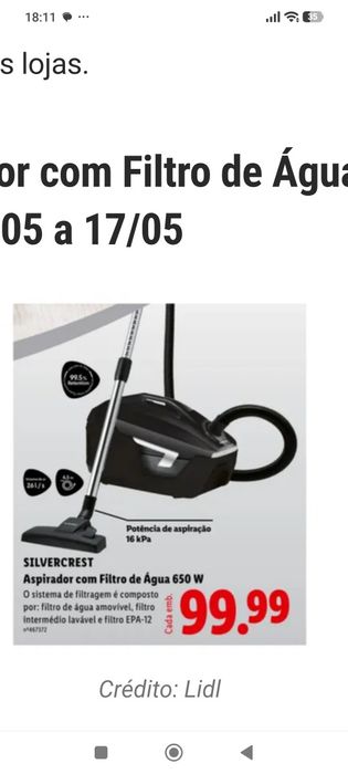 Vendo aspirador Silvercrest