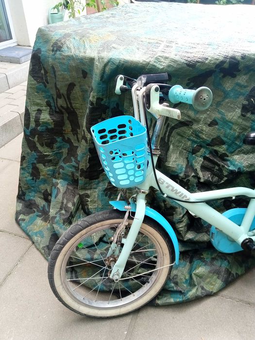 Rower B-Twin 16 cal jasny niebieski