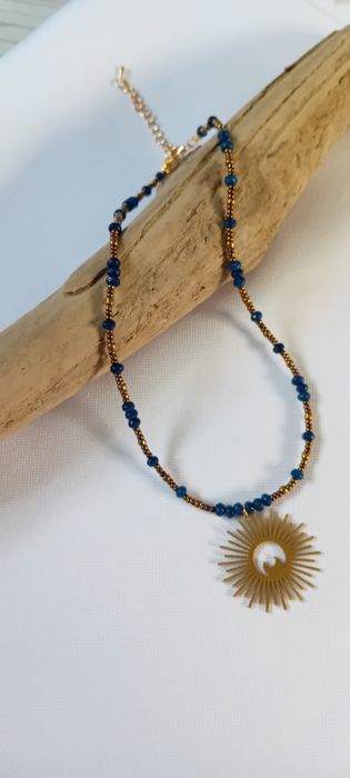 Naszyjnik/Choker kamienie naturalne