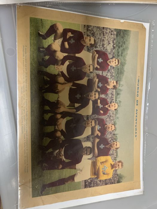 Separatas Mundo de Aventuras Futebol anos 50