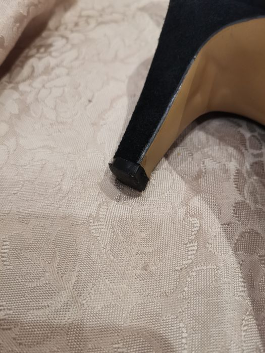 Mano by Olympic Made in Italy rozm 38 czarne botki, czółenka, obcas