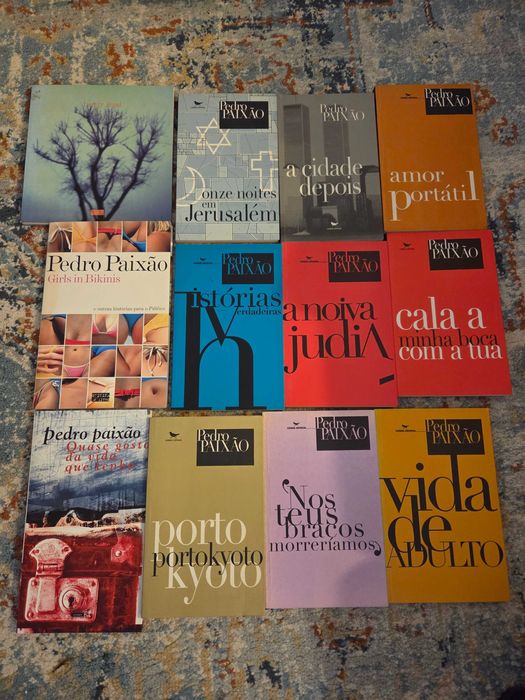 Livros Pedro Paixão (Quetzal/Cotovia)