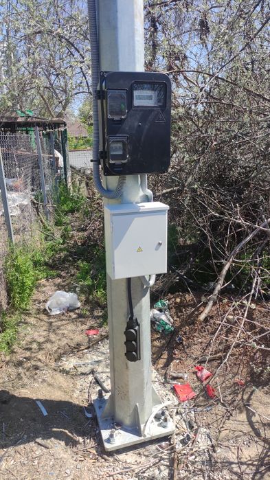 Подключeние участков к ДТЭК.Монтаж кабеля в траншеи.Вызов электрика