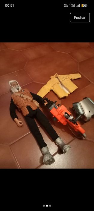 Action Man Vintage com acessórios