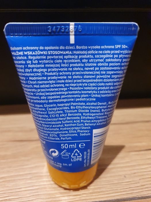 Nivea Sun Kids protect & care balsam ochronny 5 w 1 Spf50+ 50 ml