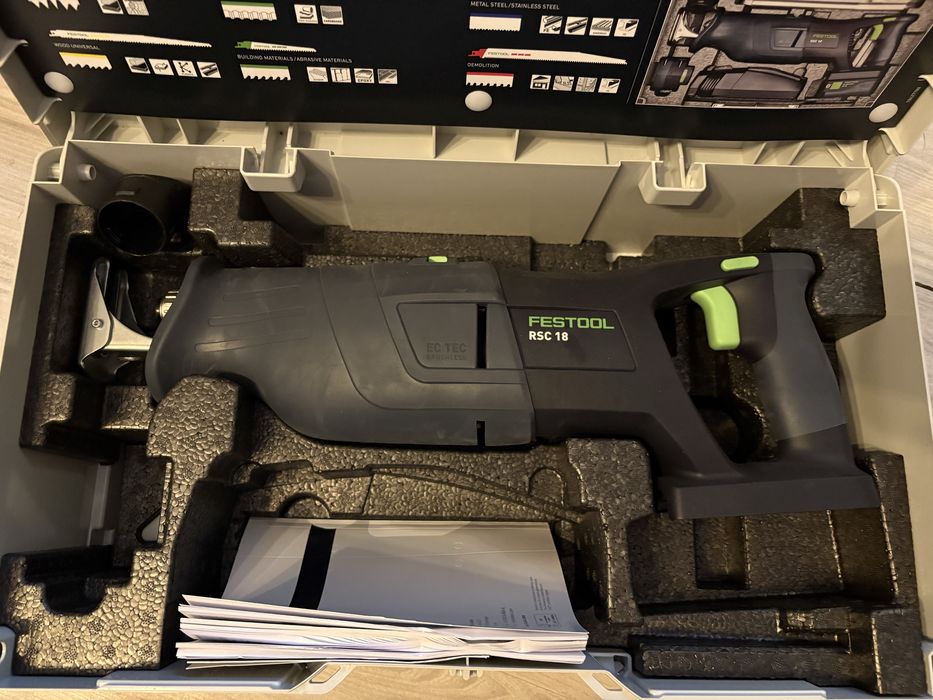 Festool Akumulatorowa pilarka szablasta RSC 18 EB-Basic 576947