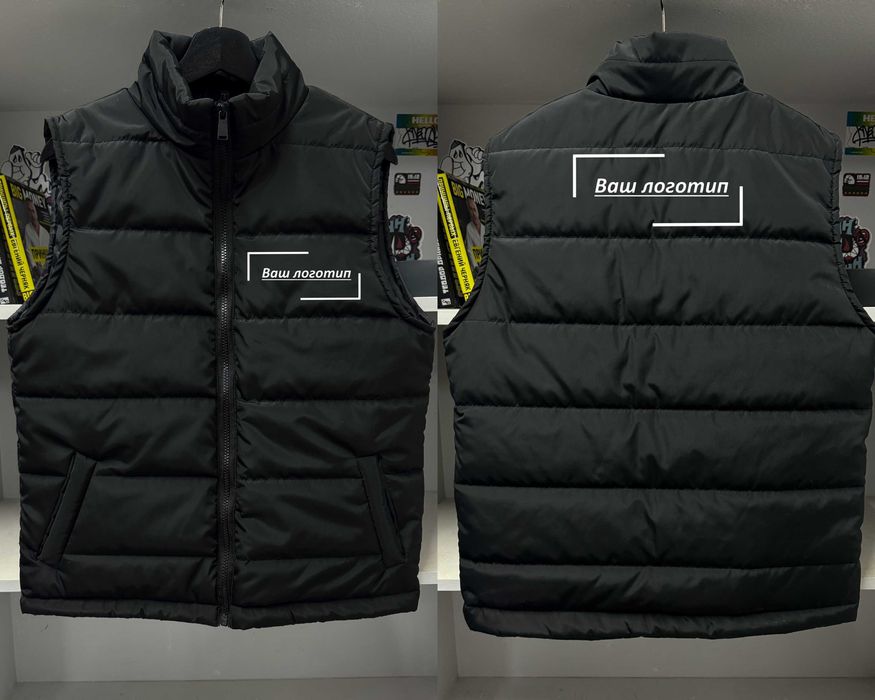 Жилетка с логотипом безрукавка для работы спецодежда жилет ОПТ ГУРТ