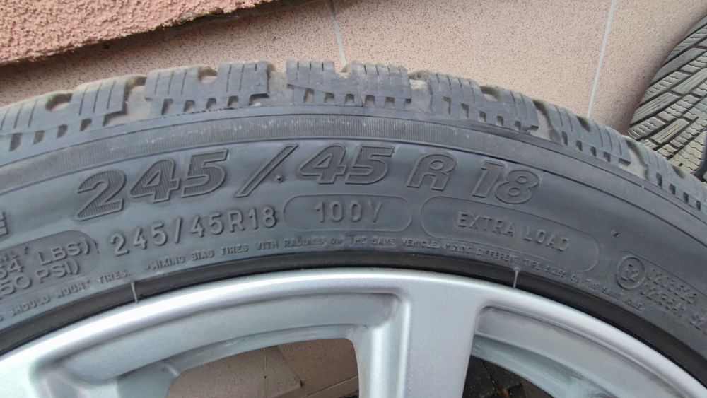 Felgi z oponami plus czujniki ciśnienia