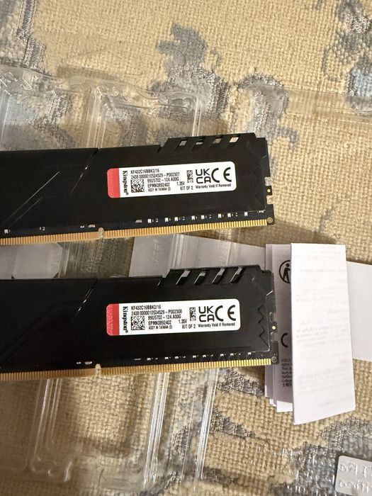 Оперативна пам'ять Kingston FURY Beast DDR4 16GB (2x8GB) 3200MHz CL16 (KF432C16BBK2/16)