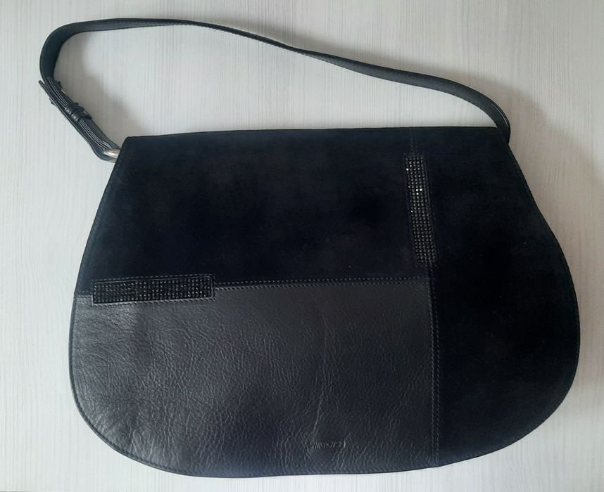 Шкіряна сумка Swarovski