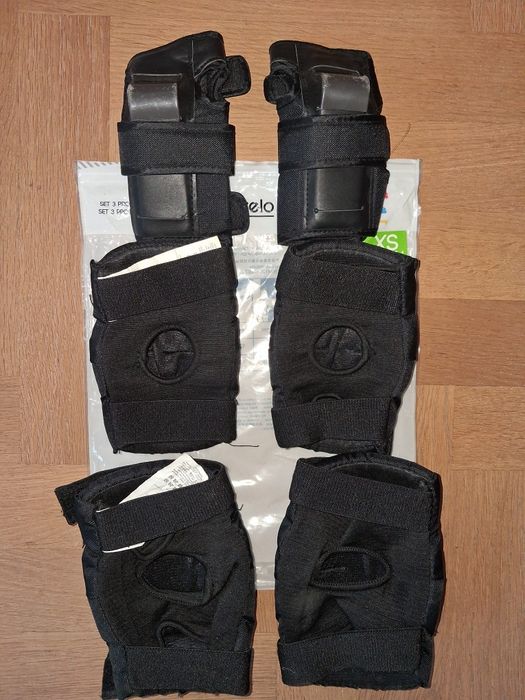 Ochraniacze Oxelo Decathlon XS, czarne