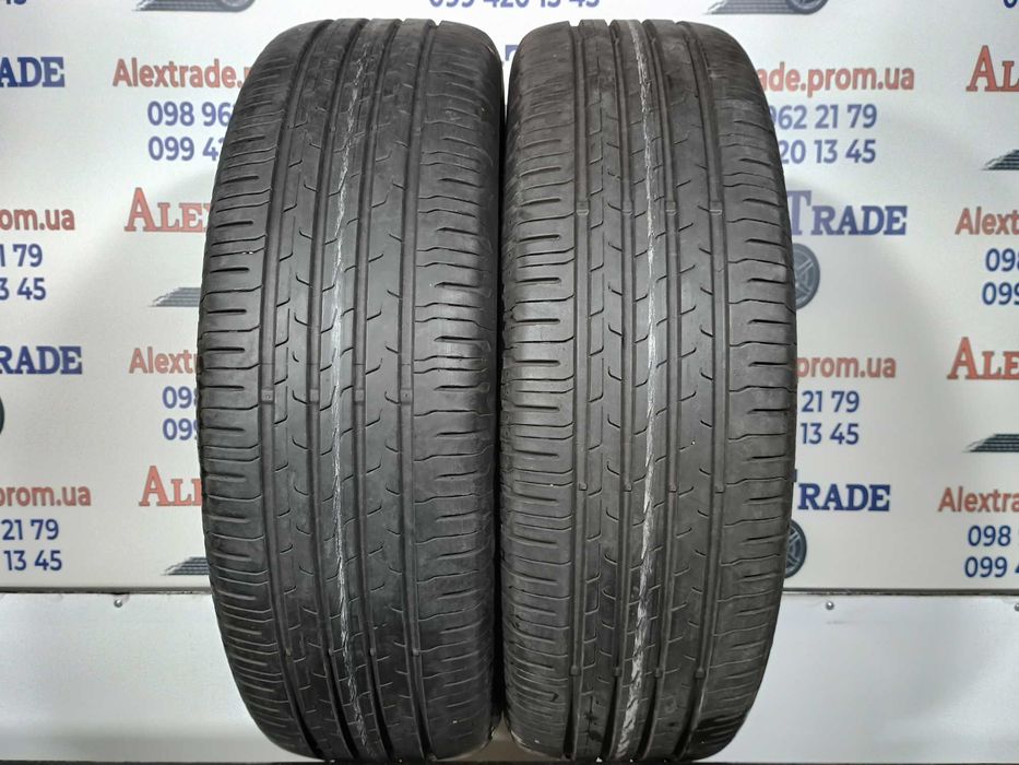 2 шт. 215/65 R17 Continental EcoContact 6 літні шини вживані
